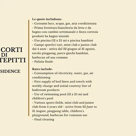 Isa-apartments 6 Beds, Ground Floor With Private Outdoor Area, In With Swimming-pool Campiglia Marittima